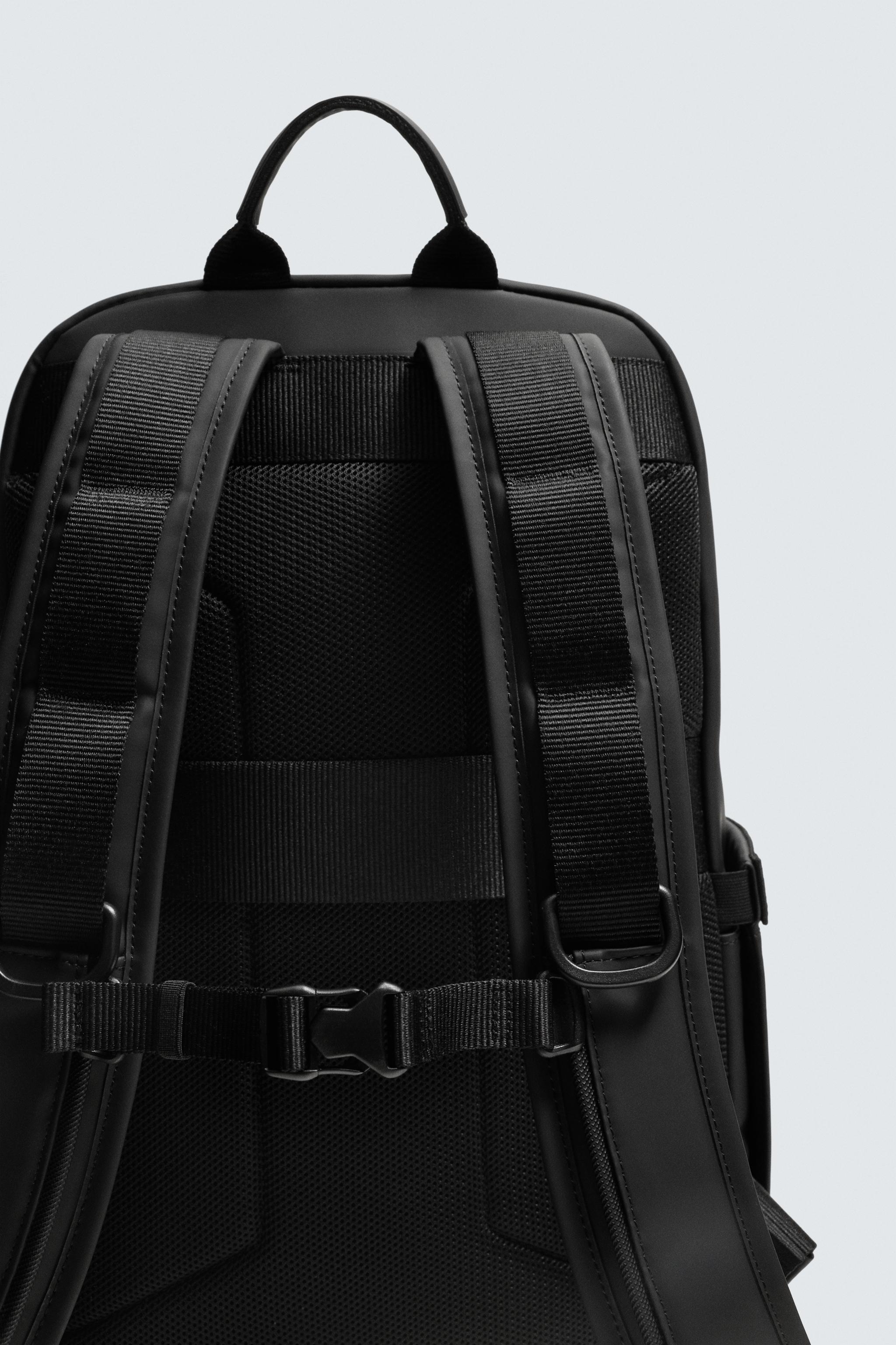 RUBBERIZED MULTI-POCKET BACKPACK